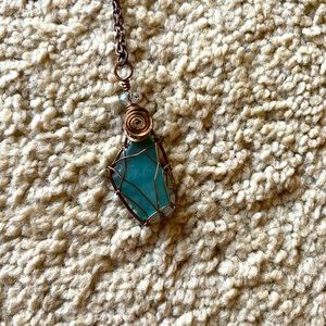 Sea glass necklace